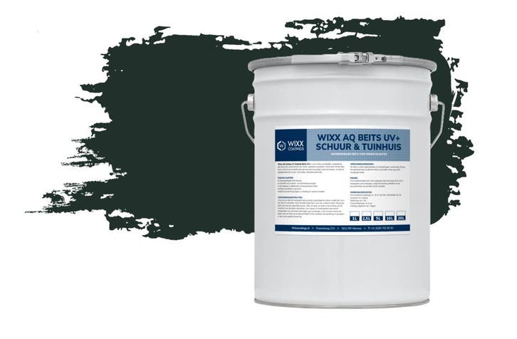 Wixx AQ Schuur en Tuinhuis Beits UV+ Grachtengroen |, Bricolage & Construction, Peinture, Vernis & Laque, Envoi