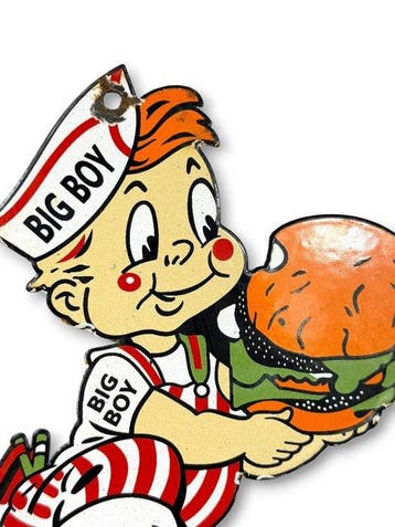 Big Boy - Plaque émaillée - Émail