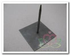 Metaalstaander Metalen pin standaard Solid Zwart ca. 13 cm, Huis en Inrichting, Woonaccessoires | Kunstplanten en Kunstbloemen