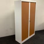 Roldeurkast / archiefkast vv 4x legbord, (hxbxd) 198x120x43, Nieuw