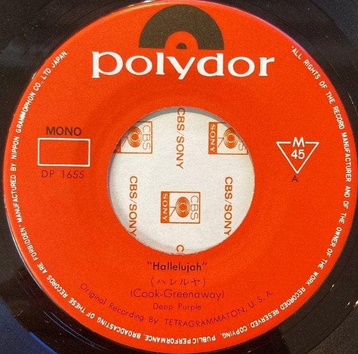 Deep Purple - Hallelujah / From The Beginning Of A Great, CD & DVD, Vinyles Singles