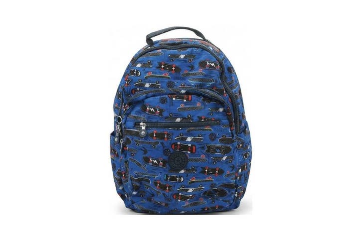 Kipling Rugzak Blauw, Handtassen en Accessoires, Tassen | Rugtassen, 25 tot 40 cm, Zo goed als nieuw, Kipling, 30 tot 45 cm, Verzenden