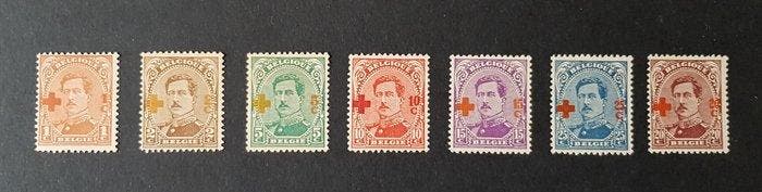 België 1918 - Rode Kruis 150/163 postfris, Postzegels en Munten, Postzegels | Europa | België