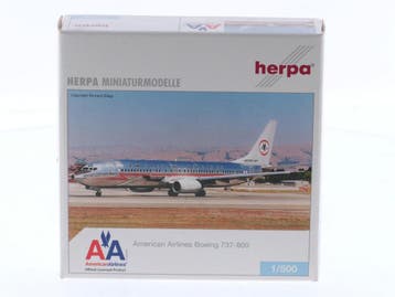Schaal 1:500 Herpa 505765 Boeing 737-800 Astrojet Ameri..., Ophalen of Verzenden