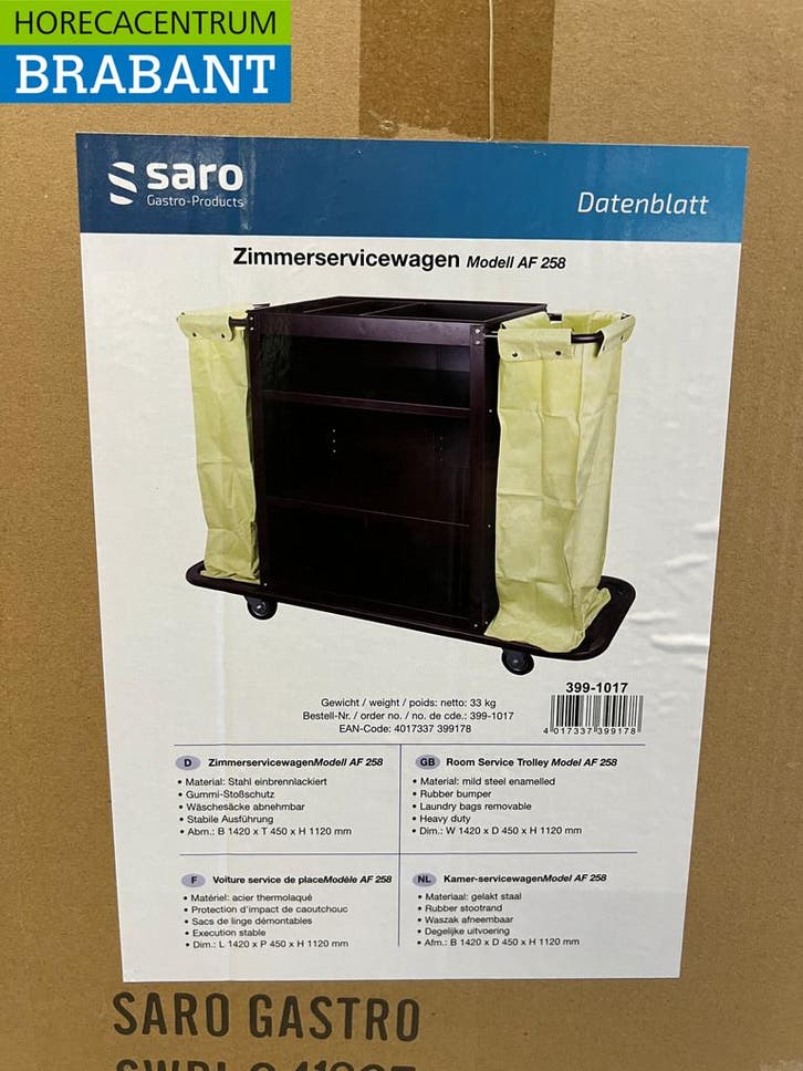 Saro AF260 Chariot de service en salle Mobile Catering, Zakelijke goederen, Horeca | Overige, Verzenden