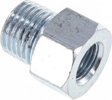 Adaptateur en acier R mâle 1/4 pouce/Femelle Rp 1/8 pouce, Verzenden, Nieuw