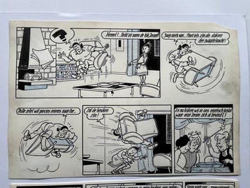 Willy Vandersteen - 1 Original page - Suske en Wiske - De, Nieuw