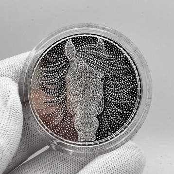 Niue. 5 Dollars 2025 – Year of the Horse – 2 oz Silver coin