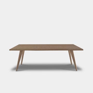 Tafel Boomstam Eikenhout  Hout Onderstel  260x100, Nieuw