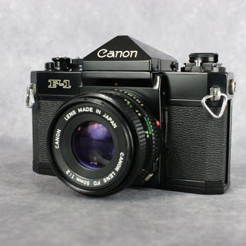 Canon Old F1+ FD 50mm 1:2 Appareil photo argentique, Audio, Tv en Foto, Nieuw