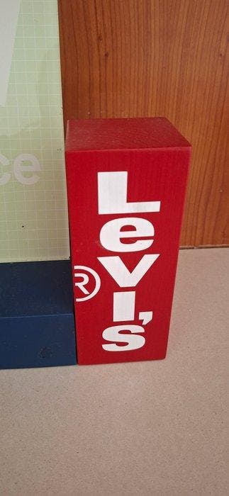 Équipement industriel - Italie - Levis - Publicité au, Antiek en Kunst, Antiek | Wandborden en Tegels