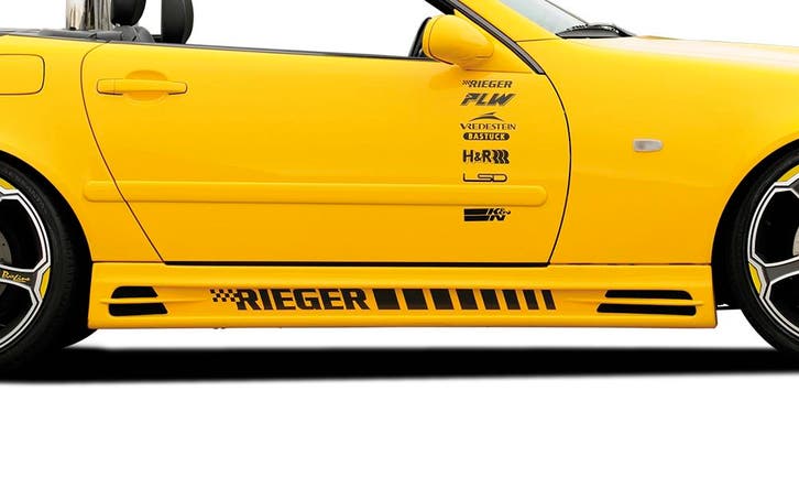 Rieger side skirt | SLK-Klasse (R170): 09.96-12.00, 01.01- |, Autos : Pièces & Accessoires, Carrosserie & Tôlerie, Envoi