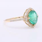 Zonder minimumprijs - Ring - 14 karaat Geel goud - 1.67ct., Nieuw