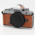 Nikon Z f body zilver cognac bruin | Tweedehands, Verzenden, Zo goed als nieuw, Nikon