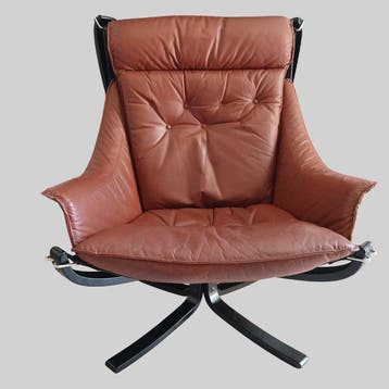 VATNE MOBEL - Sigurd Ressell - Fauteuil - Falcon - Leder,