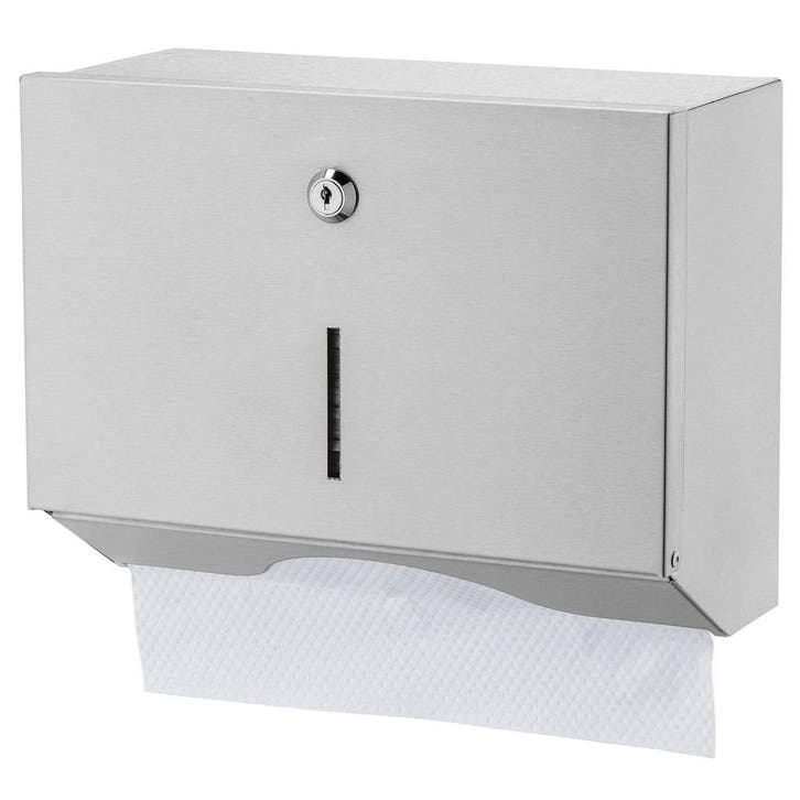 Handdoekdispenser | BasicLine | RVS | Papieren Handdoeken |, Articles professionnels, Horeca | Équipement de cuisine, Envoi