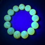 Armband Natuurlijk wit Baltisch barnsteen, hele stenen