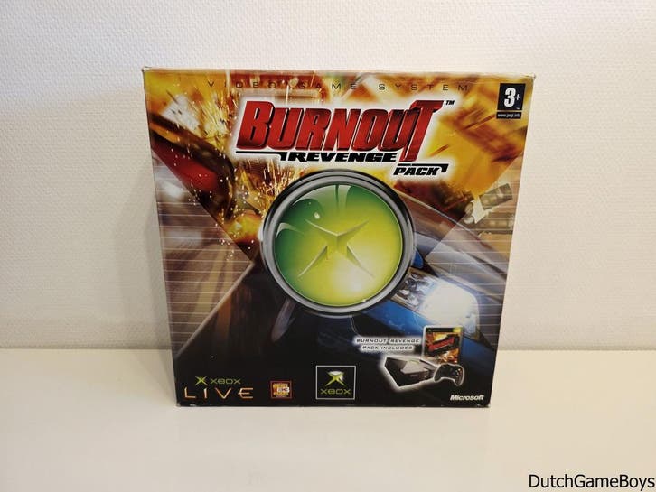XBOX - Console - Burnout Revenge - Pack, Games en Spelcomputers, Spelcomputers | Xbox Original, Gebruikt, Verzenden