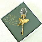 Beeldje - Swarovski Crystal Memories Rose Brooch —