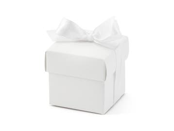 Geschenkdoosjes Kubus Strik 5,2cm 10st, Verzenden, Nieuw