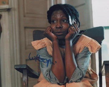 The Colour Purple - Signed by Whoopi Goldberg (Celie), Nieuw