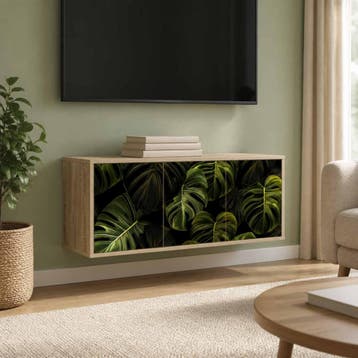 vidaXL Wand gemonteerd TV Kast ELBURG 102 x 33 x 40 cm, Huis en Inrichting, Verzenden, Nieuw