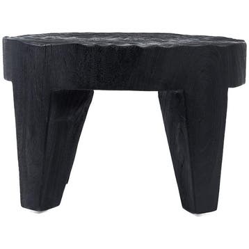 Bazar Bizar De Madero Koffietafel - Zwart - Bijzettafel -, Huis en Inrichting, Verzenden, Zo goed als nieuw, Hout, 60 cm of meer