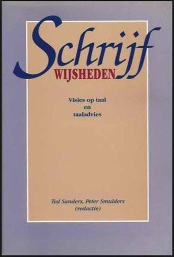 SCHRIJFWIJSHEDEN 9789012082419 Ted Sanders, Verzenden, Ted Sanders
