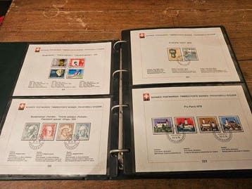 Zwitserland - CH 1978-99 ALBUM met 220 verzamelbladen SBK, Postzegels en Munten, Postzegels | Europa | België, Gestempeld