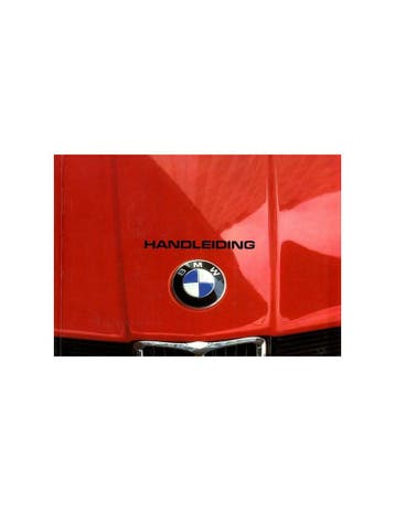 1981 BMW 3 SERIE INSTRUCTIEBOEKJE NEDERLANDS, Ophalen of Verzenden
