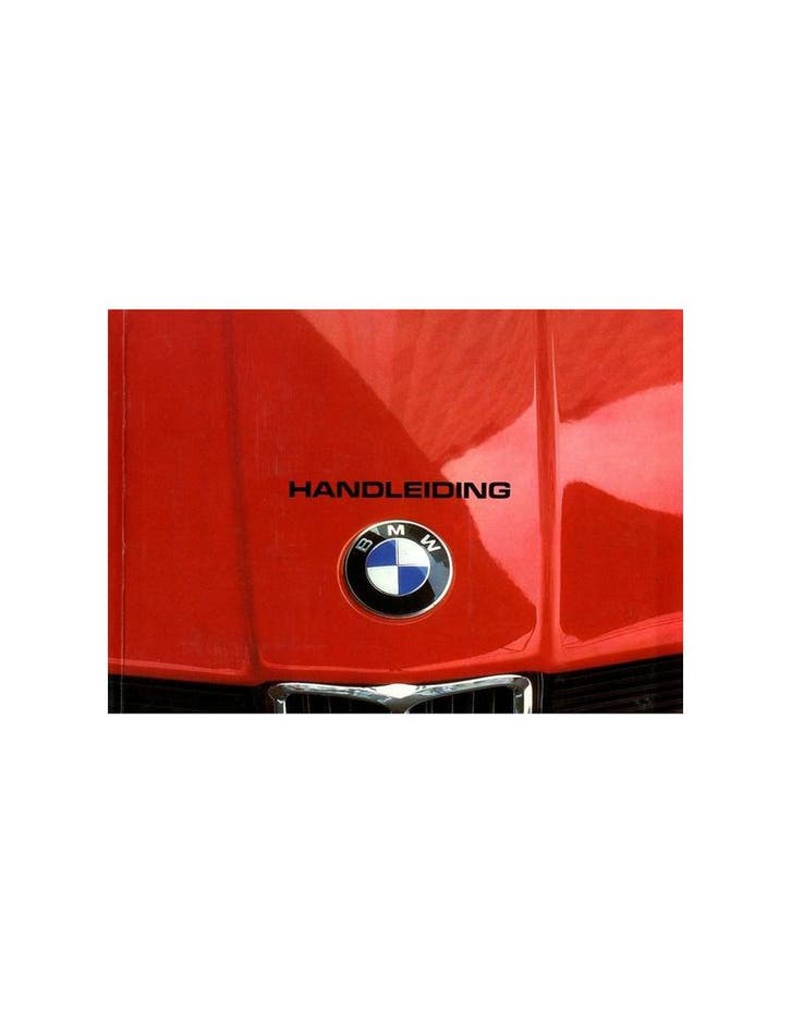 1981 BMW 3 SERIE INSTRUCTIEBOEKJE NEDERLANDS, Auto diversen, Handleidingen en Instructieboekjes, Ophalen of Verzenden
