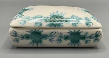 De Porceleyne Fles, Delft - Vase avec couvercle - Faïence -, Antiek en Kunst