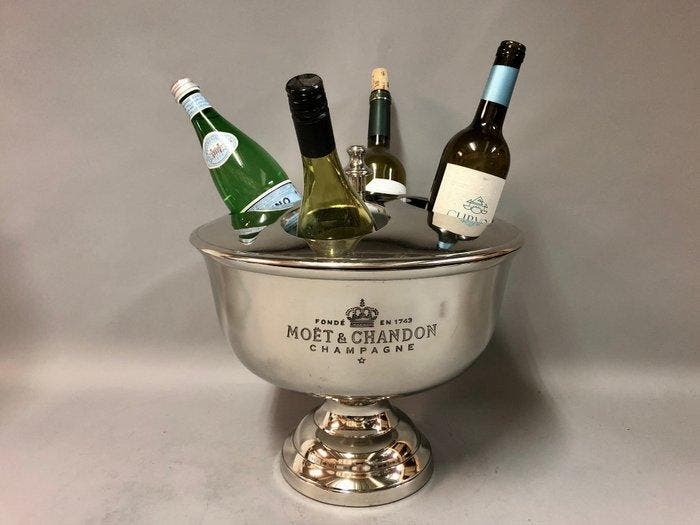 Rafraîchisseur à champagne - Moët & Chandon Tribute - Nickel, Collections, Vins