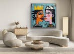 Eric Brumette - KISS ME LIKE BASQUIAT 2 - Toile L, Antiek en Kunst