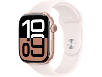 Apple Watch Series 10 - 46mm - Aluminium - Roségoud - GPS +, Verzenden