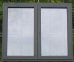 pvc raam , chassis , venster , kozijn 157 x 133 antraciet, Doe-het-zelf en Bouw, Raamkozijnen en Schuifdeuren, Kunststof, Raamkozijn