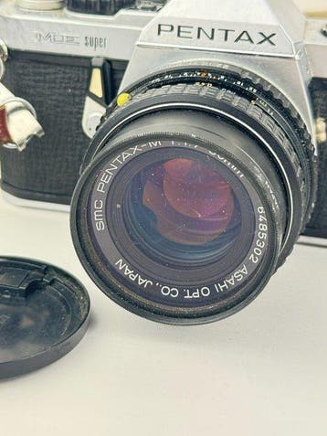 Pentax ME Super + 50mm Lens Appareil photo argentique, Nieuw