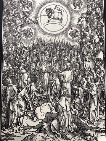 Albrecht Durer (1471-1528), after - The Hymn in Adoration of