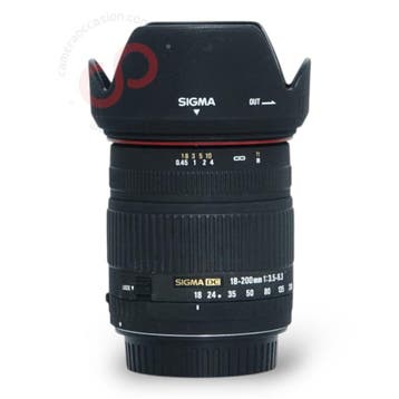 Sigma 18-200mm 3.5-6.3 DC (Canon EF) nr. 3371, Audio, Tv en Foto, Foto | Lenzen en Objectieven, Ophalen of Verzenden, Zo goed als nieuw