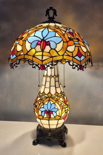 Lamp - Spectaculaire XL Tiffany Style Tafellamp - 65 cm -