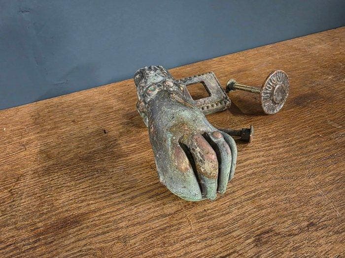 Antiek Deurklopper - 1850-1900 - Antieke Bronzen deukloppe, Antiek en Kunst, Curiosa en Brocante