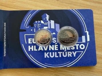 Slowakije. 2 Euro / Medal 2026 European Champions 1976 +