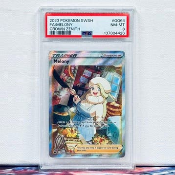 Pokémon Graded card - FA/MELONY #GG64 - Pokémon - PSA 8, Nieuw