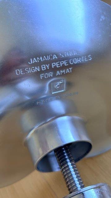 Amat - Pepe Cortes - Kruk (2) - Jamaica-stoel - Aluminium -