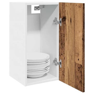 vidaXL Bovenkast Lyon 30x31x60 cm bewerkt hout oud, Verzenden, Nieuw
