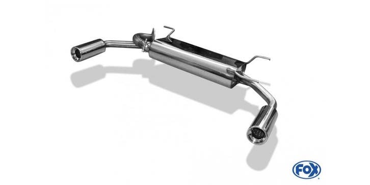 FOX Mazda MX5 type NB einddemper uitgang rechts/links - 1x90, Autos : Pièces & Accessoires, Systèmes d'échappement, Envoi
