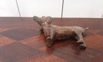 P. Chenet - Figure - Teckel - Bronze