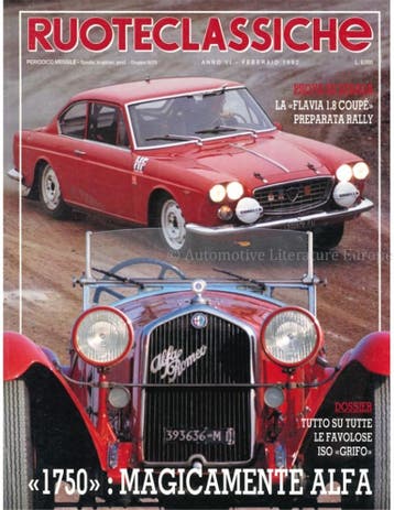 1992 RUOTECLASSICHE MAGAZINE 48 ITALIAANS, Ophalen of Verzenden