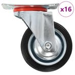 vidaXL 16 st Zwenkwielen 75 mm, Verzenden
