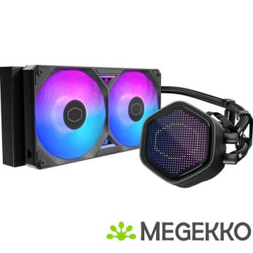 Cooler Master MasterLiquid Atmos II Pixel LED 240 - Zwart, Verzenden